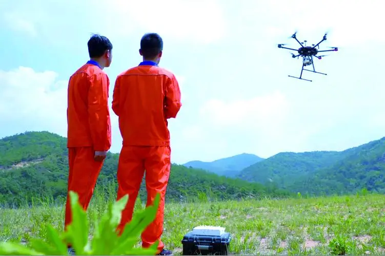 元阳无人机倾斜摄影巡检拍摄